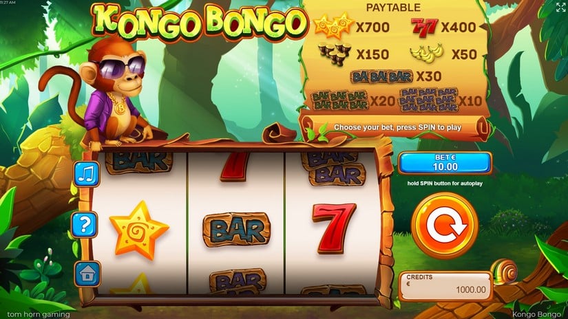 Kongo Bongo slot screen 1