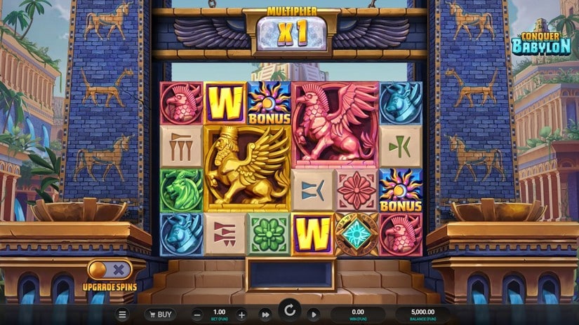 Conquer Babylon slot screen 2