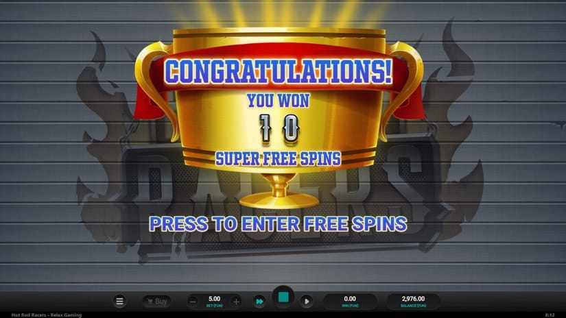 Hot Rod Racers slot screen 5