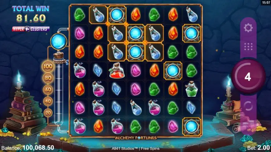 Alchemy Fortunes slot screen 4