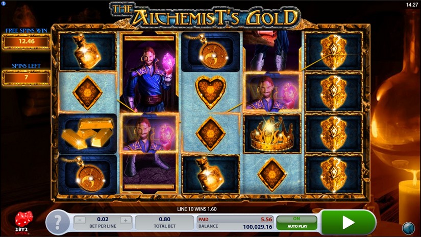 The Alchemist’s Gold slot screen 4