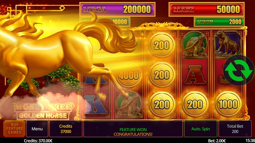 Money Tree Golden Horse slot screen 2
