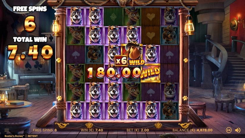 Buster’s Bones slot screen 5