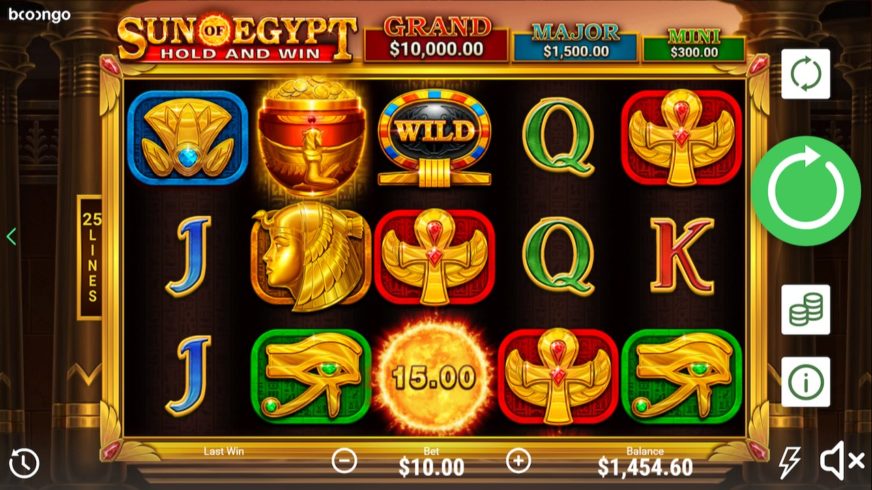 Sun Of Egypt slot screen 1