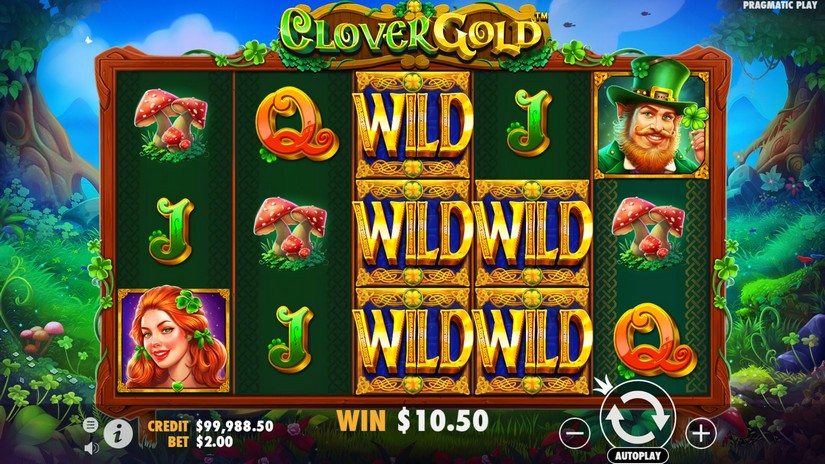 Clover Gold slot screen 6