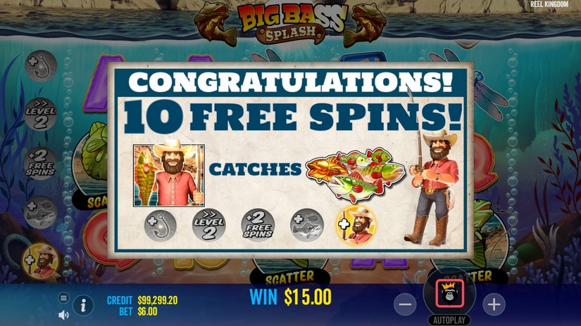 Big Bass Splash slot screen 5