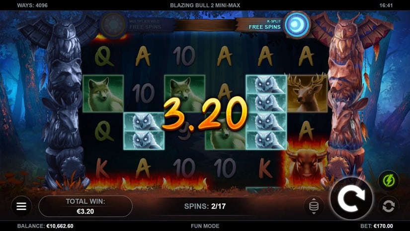 Blazing Bull 2 Mini-Max slot screen 7