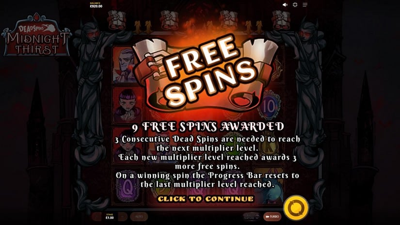 Midnight Thirst Deadspins slot screen 2