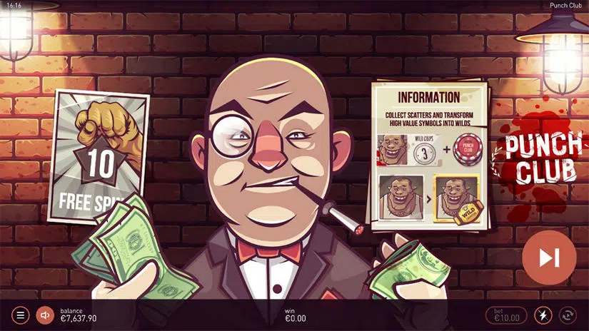 Punch Club slot screen 4