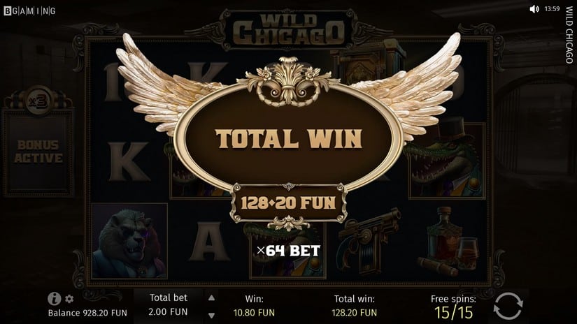 Wild Chicago slot screen 5