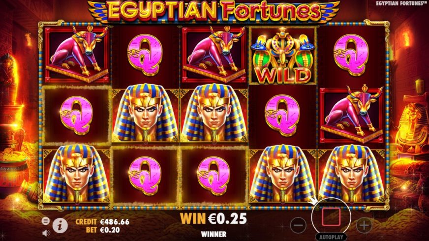 Egyptian Fortunes slot screen 6