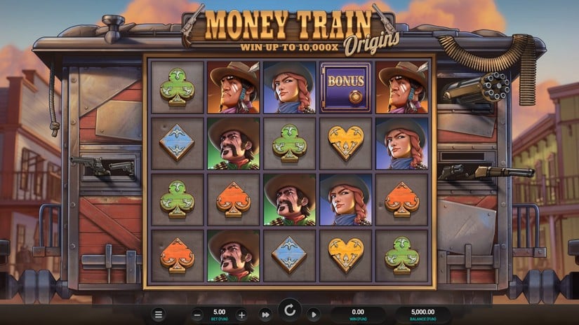 Money Train Origins Dream Drop slot screen 1
