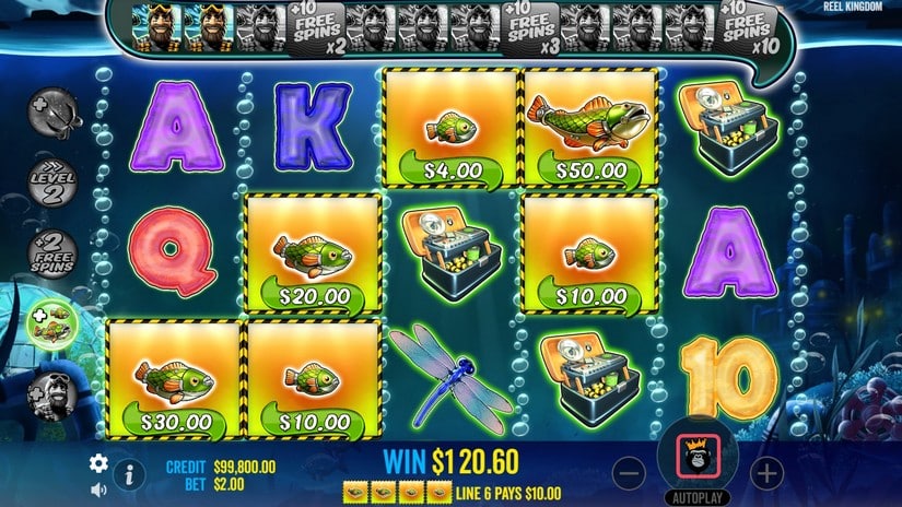 Big Bass Fishing Mission slot screen 6