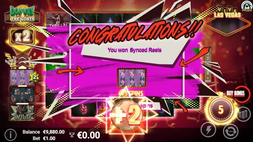 DonKey & the GOATS slot screen 3