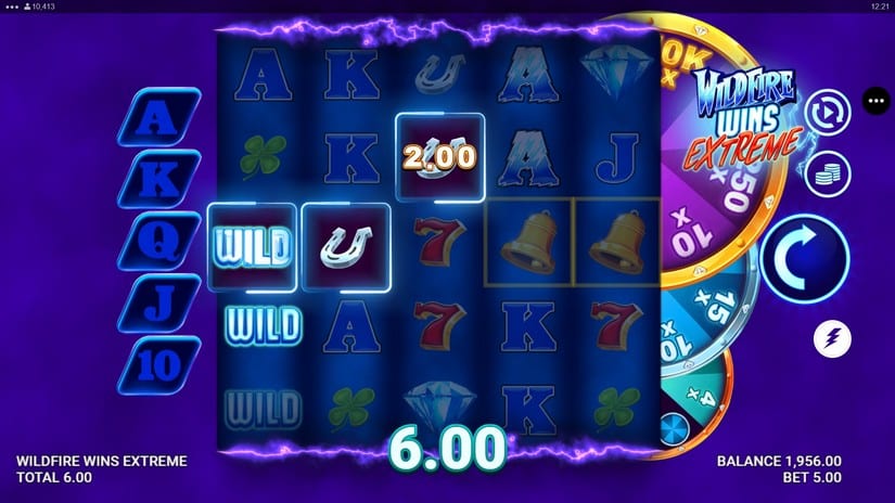 Wildfire Wins Extreme slot screen 2