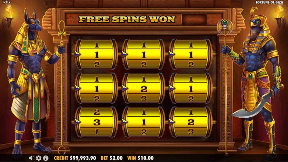 Fortune of Giza FS game