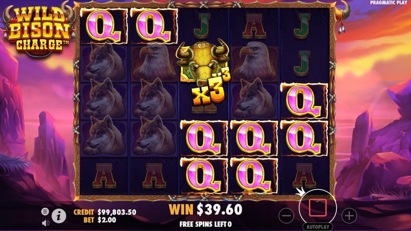 Wild Bison Charge slot screen 6