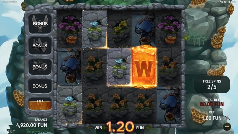 Honey Hunters slot screen 4