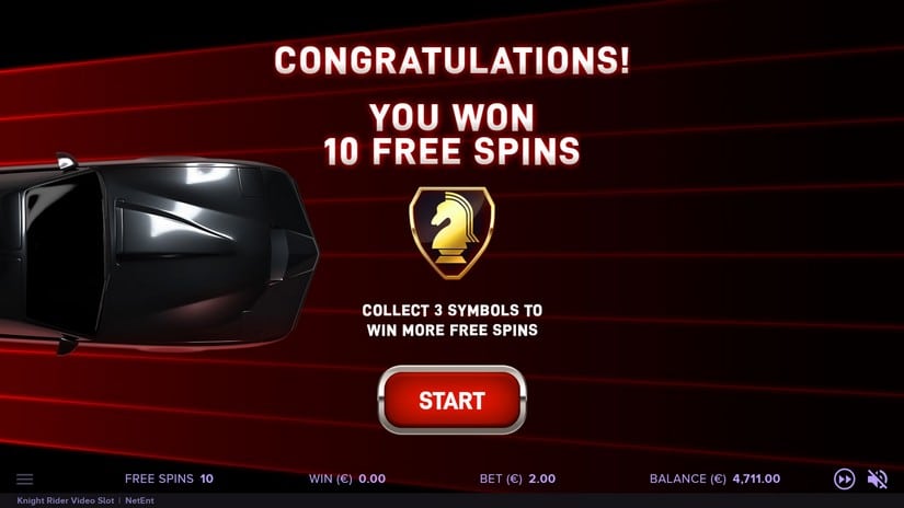 Knight Rider slot screen 3