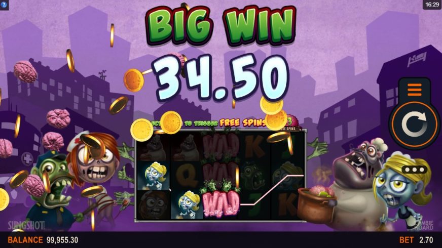 Zombie Hoard slot screen 4