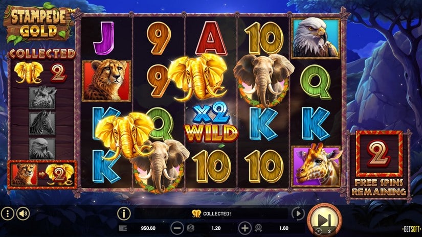Stampede Gold slot screen 4