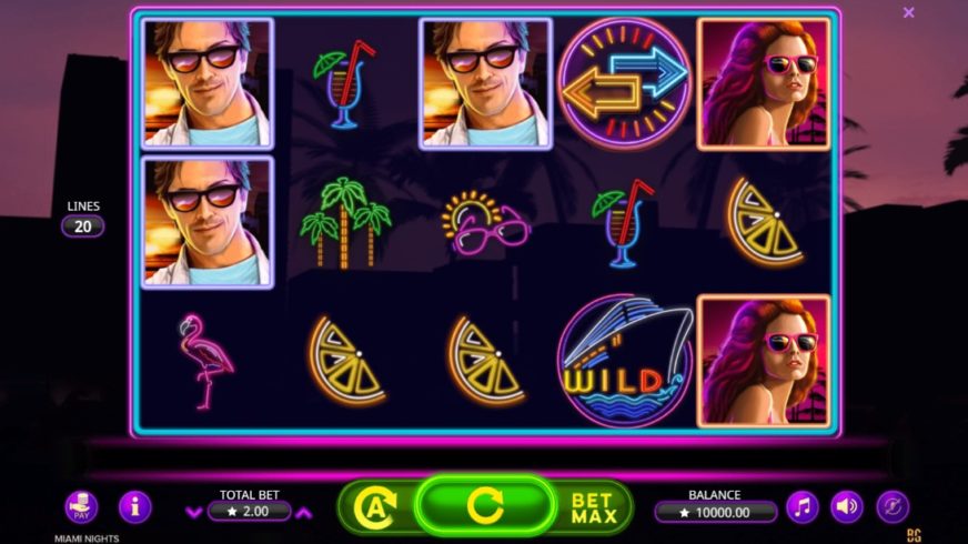 Miami Nights slot screen 2