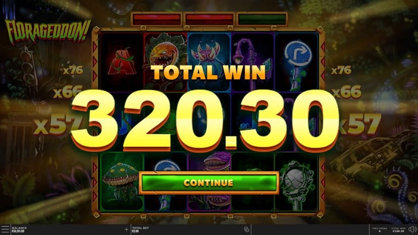 Florageddon! slot screen 8