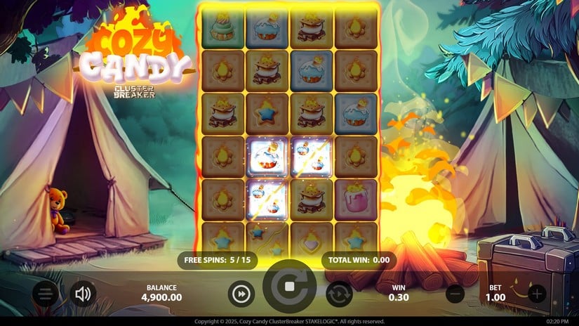 Cozy Candy Clusterbreaker slot screen 4