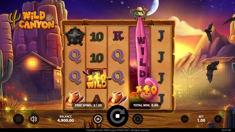 Wild Canyon slot screen 3