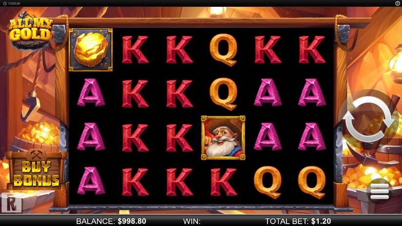 All My Gold slot screen 1