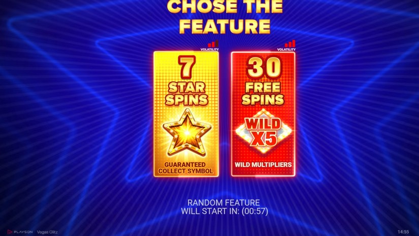 Vegas Glitz slot screen 3