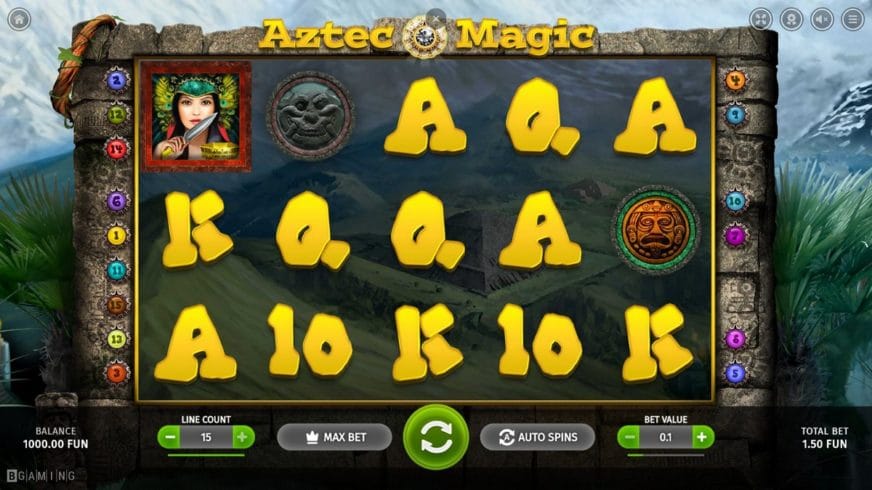 Aztec Magic slot screen 1