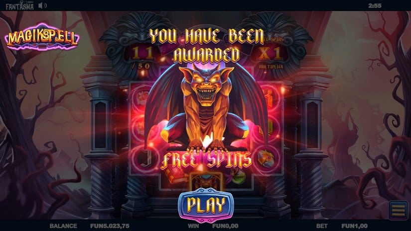 Magikspell slot screen 5