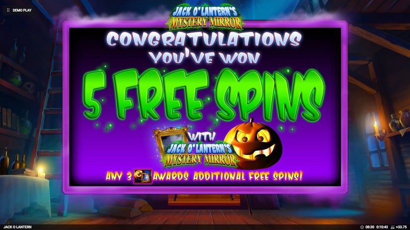 Jack o’Lantern’s Mystery Mirrors slot screen 4