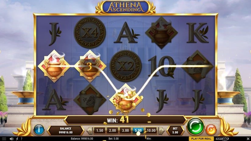 Athena Ascending slot screen 3
