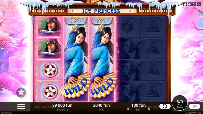 Ice Princess slot screen 6