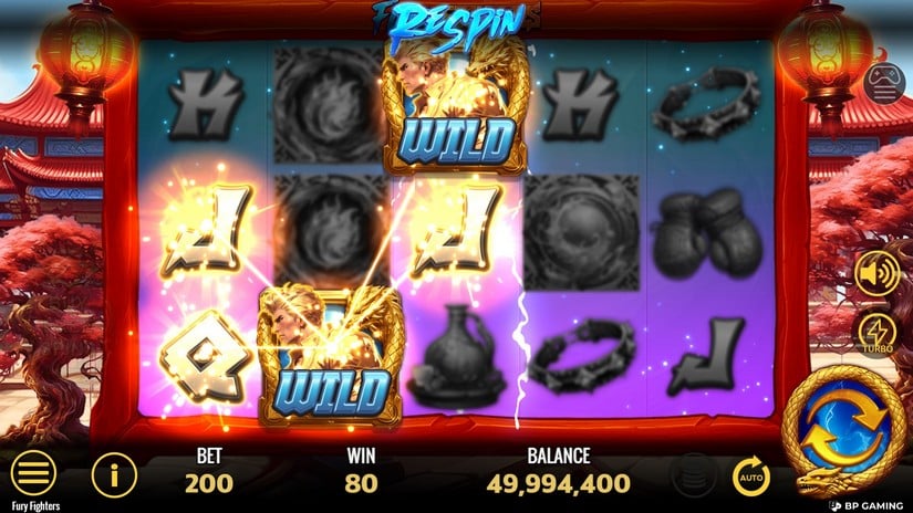 Fury Fighters slot screen 3