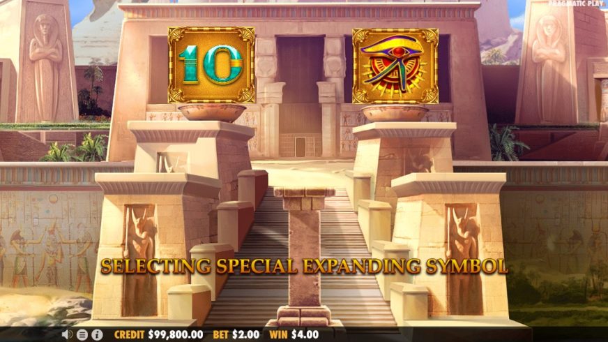 Mysterious Egypt slot screen 3