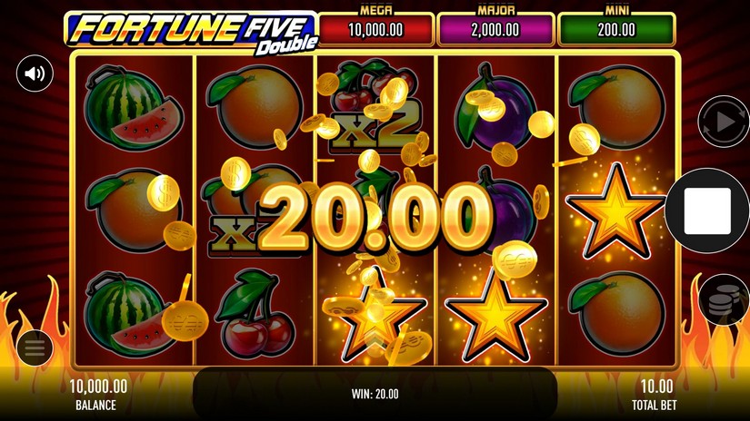 Fortune Five Double slot screen 2