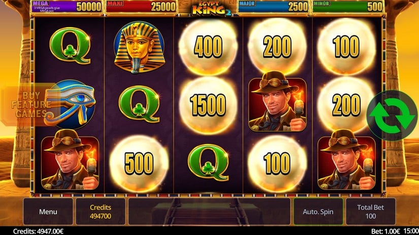 Egypt King 2 slot screen 2