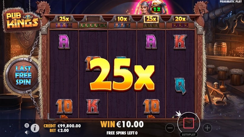 Pub Kings slot screen 5
