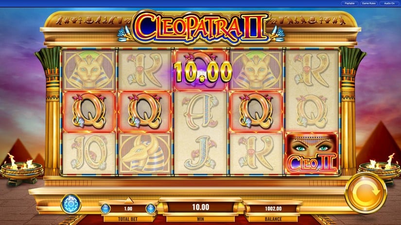 Cleopatra II slot screen 3