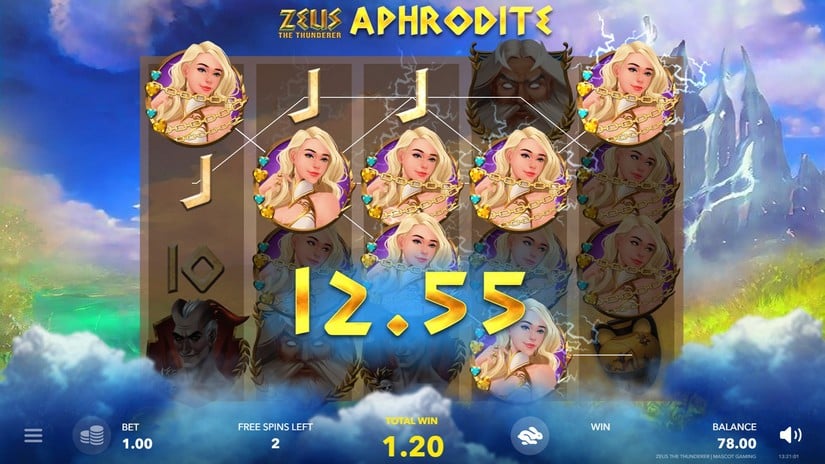 Zeus the Thunderer slot screen 4
