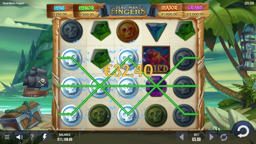 Dead Mans Fingers slot screen 2