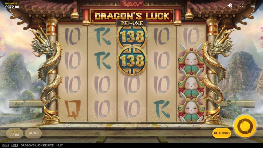 Dragon’s Luck Deluxe slot screen 2