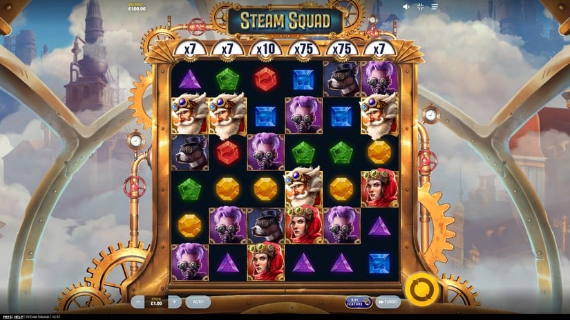 Steam Squad slot screen 1