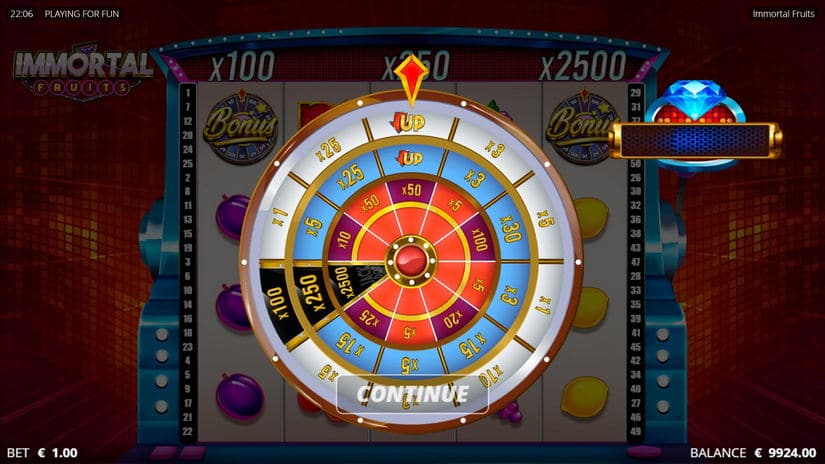Immortal Fruits slot screen 2