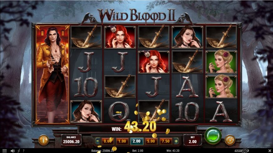 Wild Blood 2 slot screen 2