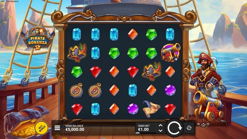Pirate Bonanza 2 slot screen 1