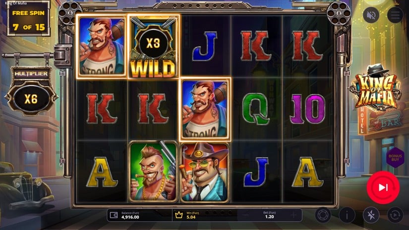 King of Mafia slot screen 5